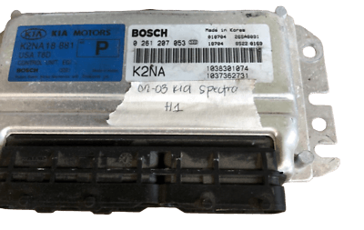 K2NA 18 881 Kia Spectra 2002-2003 ecm ecu computer - Swan Auto