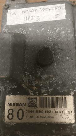 M31036 ZE80D ecm ecu computer 2008 Nissan Sentra - Swan Auto