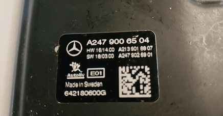 Mercedes-Benz C-Class camera A247 900 65 04 - Swan Auto