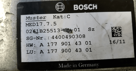 Mercedes-Benz ecm ecu computer A 177 901 43 01 - Swan Auto