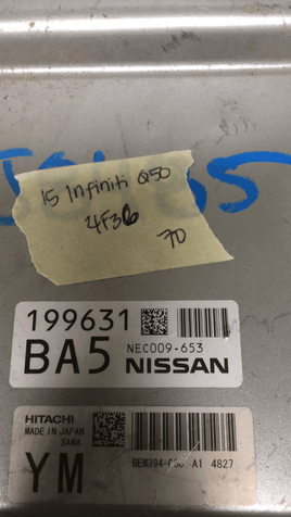 NEC009-653 Infiniti Q50 ecm ecu computer 2015 - Swan Auto