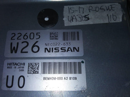 NEC022-633 ecu ecm computer 2015-2017 Nissan Rogue - Swan Auto