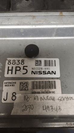 NEC028-690 Nissan Sentra 2018-2019 engine control computer - Swan Auto