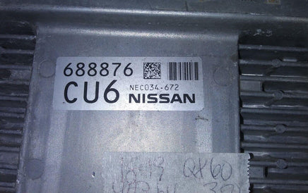 NEC034-672 ecm ecu computer 2018-2019 Infiniti QX60 - Swan Auto