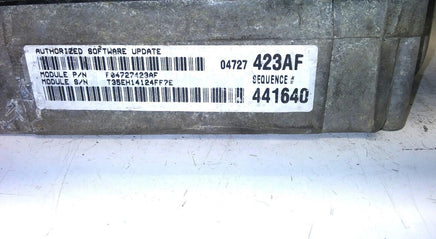 P04727423AF ecm ecu computer 2002 Dodge Caravan or Plymouth Voyager - Swan Auto