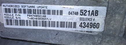 P04748521AB ecm ecu computer 2003 Dodge Caravan - Swan Auto