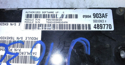 P05094903AF ecm ecu computer 2007 Dodge Charger or Magnum - Swan Auto