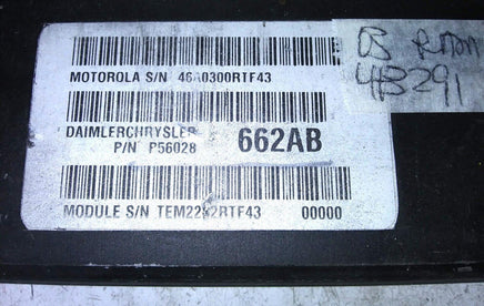 P56028662AB Dodge Ram pickup 2003 ecm ecu computer - Swan Auto