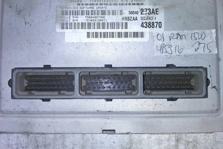 P56040273AE Dodge Ram 1500 2001 ecm ecu computer - Swan Auto