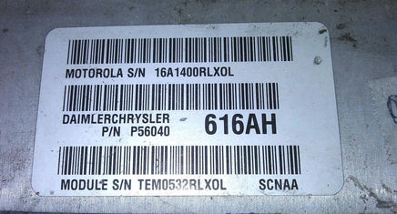 P56040616AH ecm ecu computer 2002 Dodge Durango - Swan Auto