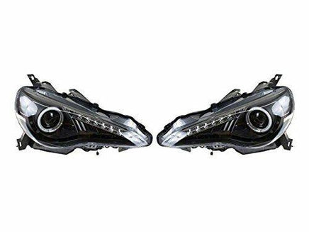 Spyder projector headlight set fits 2013-2017 Scion FR-S BRZ 444-SFRS12-CCFL-BK - Swan Auto